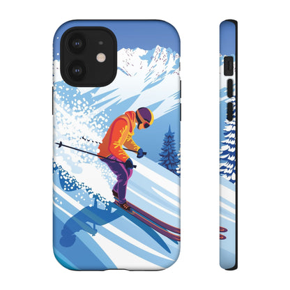 Glacier Rush: Ice Ski inspired phone case for iPhone, Samsung Galaxy and Google  Pixel devices