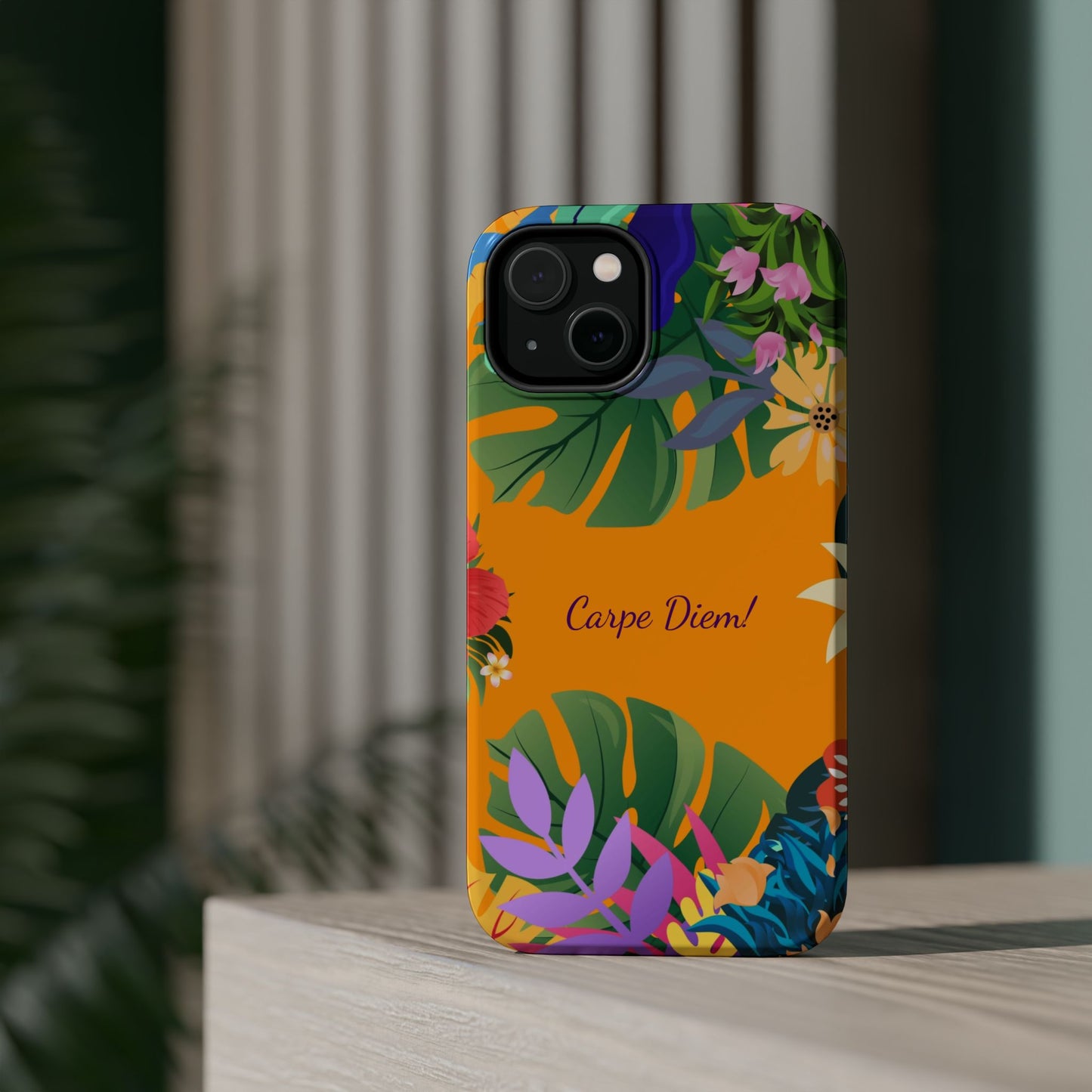 Carpe Diem: Colorful MagSafe Phone Case for iPhone