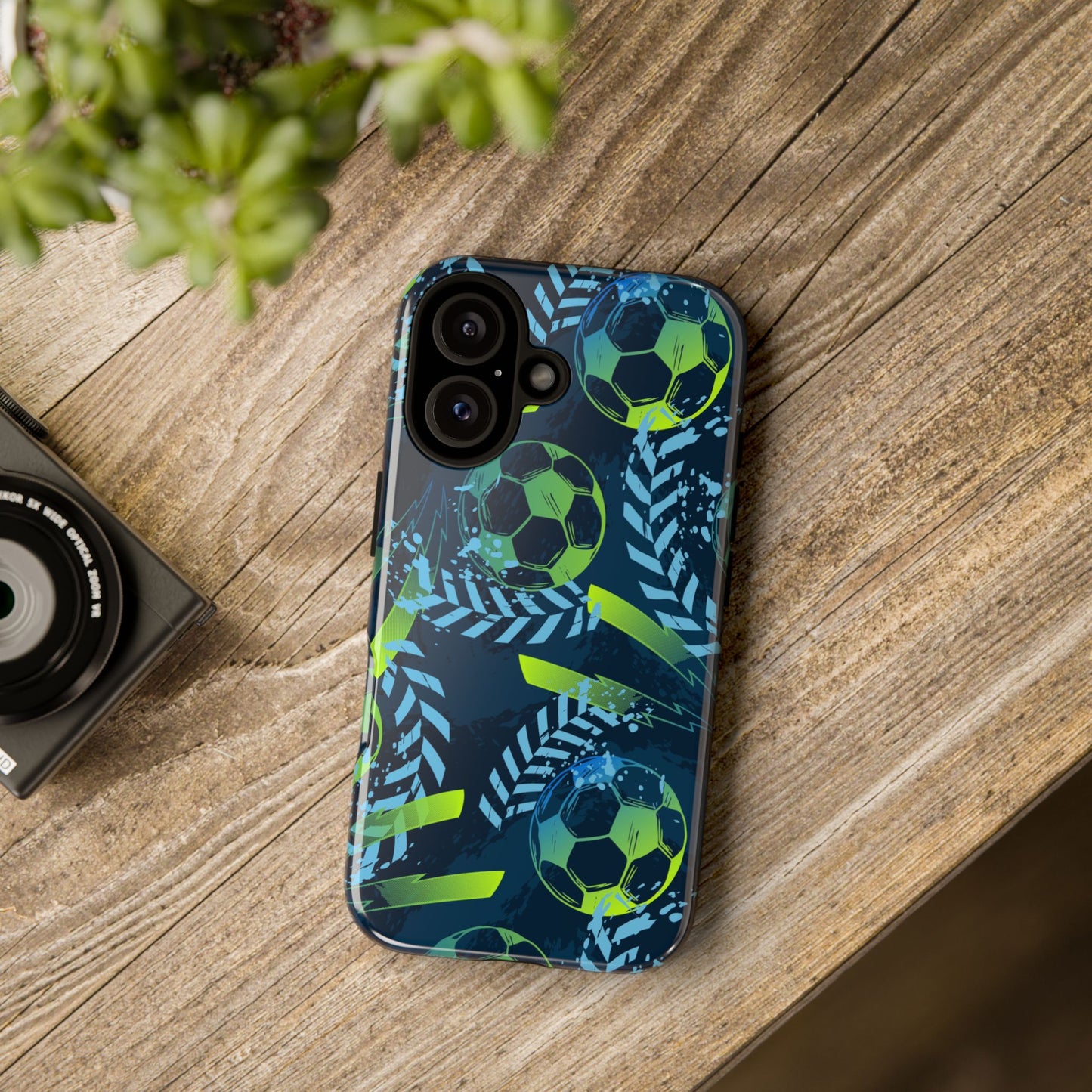 Football: Protective phone case for iPhone, Samsung Galaxy and Google Pixel phones