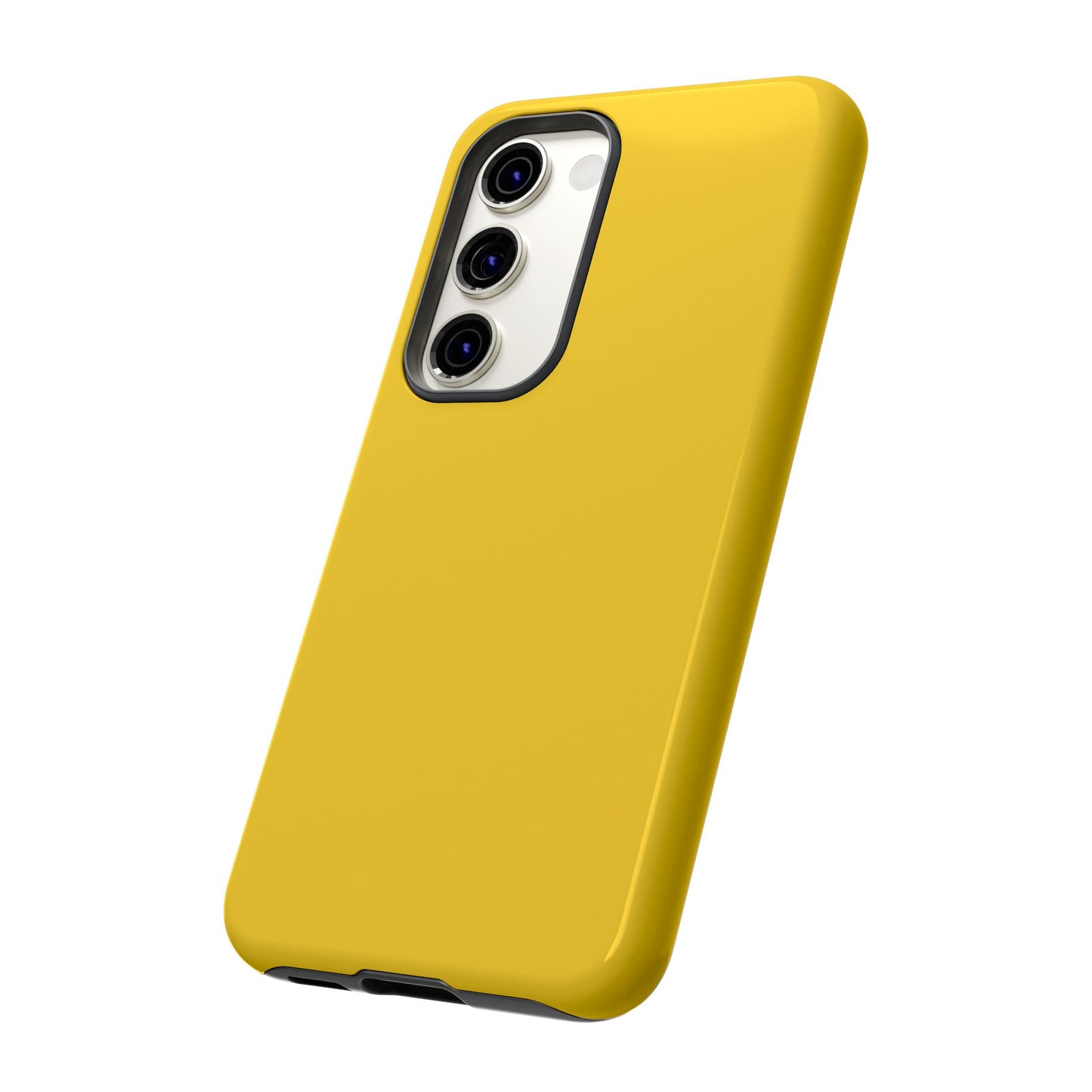 Luscious Yellow: Plain Sunburst-Inspired Color for iPhone, Samsung Galaxy and Google Pixel devices