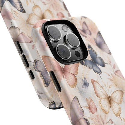 Butterfly Pastels Phone Case: Tough Case for iPhone and Samsung Galaxy devices