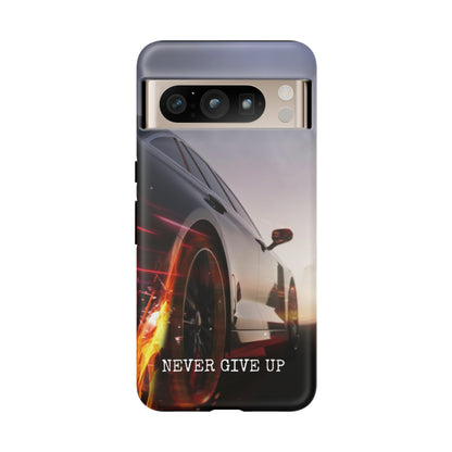 Never Give Up v2: Tough Case for iPhone, Samsung Galaxy and Google Pixel