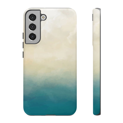 海と砂のグラデーションケース：iPhone、Galaxy、Google Pixelデバイス用ビーチ風スマホケース