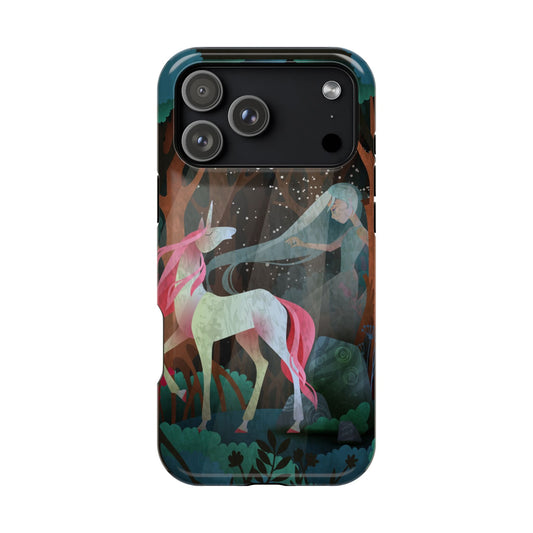 Fairy & Unicorn: Enchanted MagSafe Phone Case for iPhone