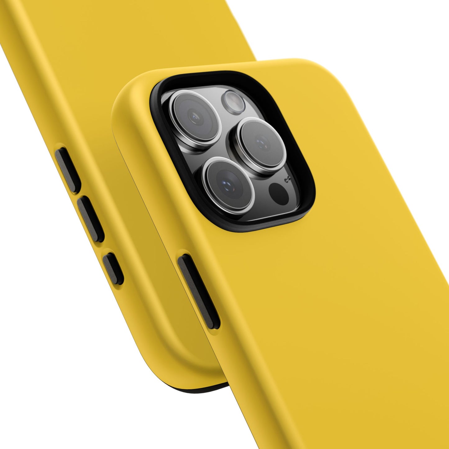 Luscious Yellow: Plain Sunburst-Inspired Color for iPhone, Samsung Galaxy and Google Pixel devices