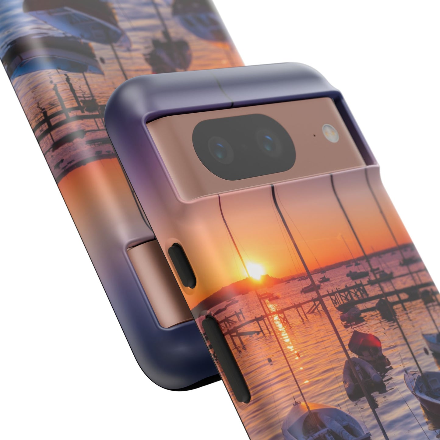 Fortune Favors the Bold: Sunset Sail Phone Case for iPhone, Samsung Galaxy and Google Pixel devices