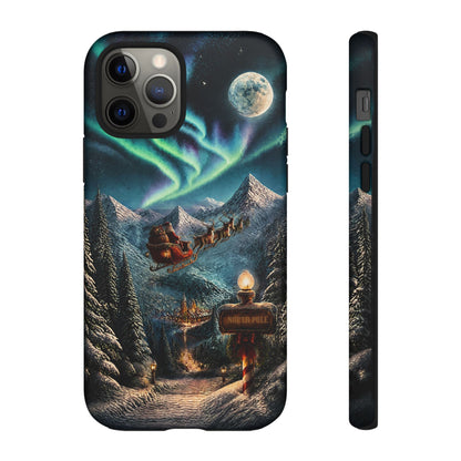 Santa Claus North Pole Adventure: Christmas Themed Phone Case for iPhone, Samsung Galaxy and Google Pixel devices