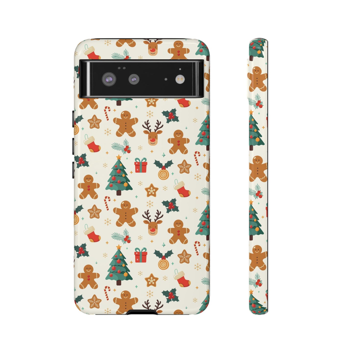 Gingerbread Holidays: Xmas-themed phone case for iPhone, Samsung and Google Pixel