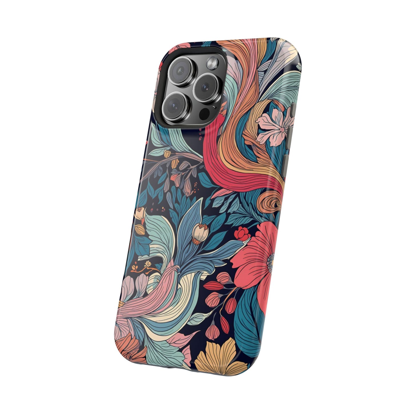 Floral Charm (MagSafe version): Fashion Phone Case for iPhone