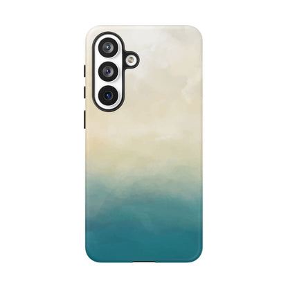 海と砂のグラデーションケース：iPhone、Galaxy、Google Pixelデバイス用ビーチ風スマホケース