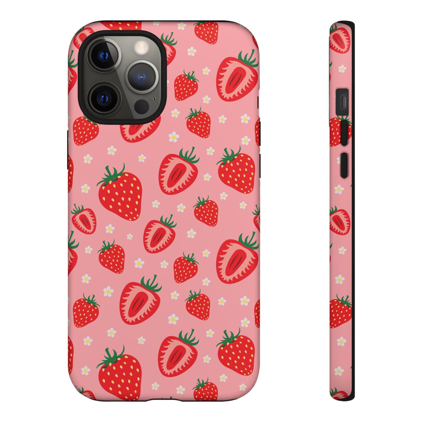 Berry Strawberry: Fruit-inspired phone case for iPhone, Samsung Galaxy and Google Pixel devices
