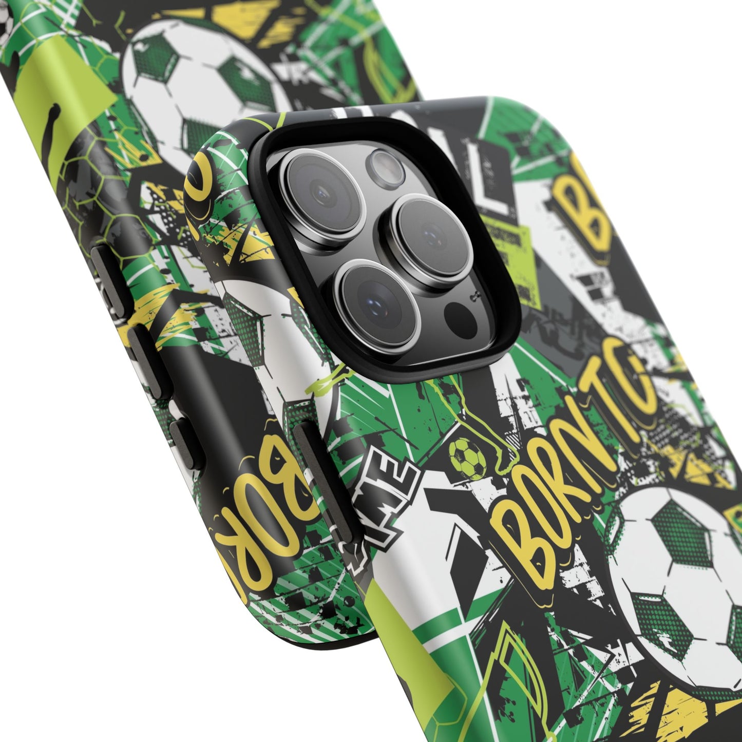 Born to Goal: Football-inspired phone case for iPhone and Samsung Galaxy