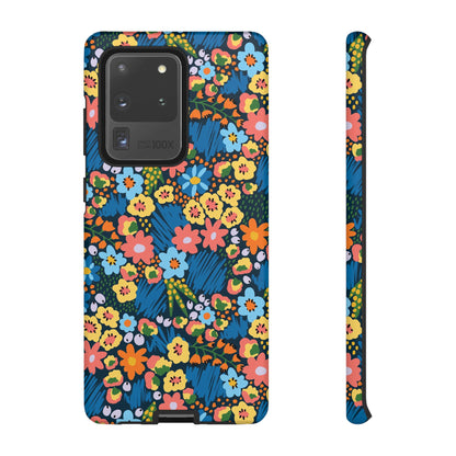Bloom Burst: Color and Joy Themed Phone Case for iPhone, Samsung Galaxy and Google Pixel devices
