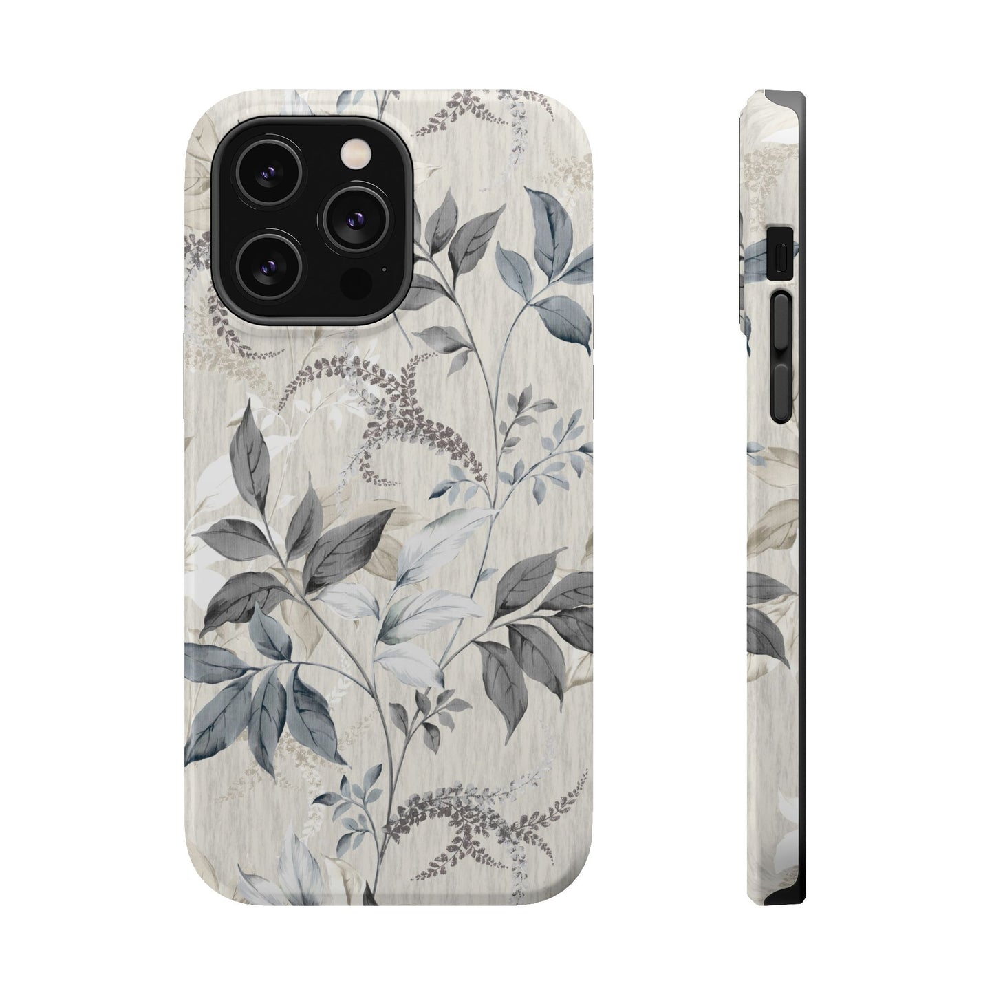 Luxury Leaves (MagSafe version): Artistic case for iPhone, Samsung Galaxy and Google Pixel