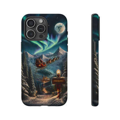 Santa Claus North Pole Adventure: Christmas Themed Phone Case for iPhone, Samsung Galaxy and Google Pixel devices
