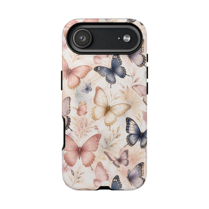Butterfly Pastels Phone Case: Tough Case for iPhone and Samsung Galaxy devices