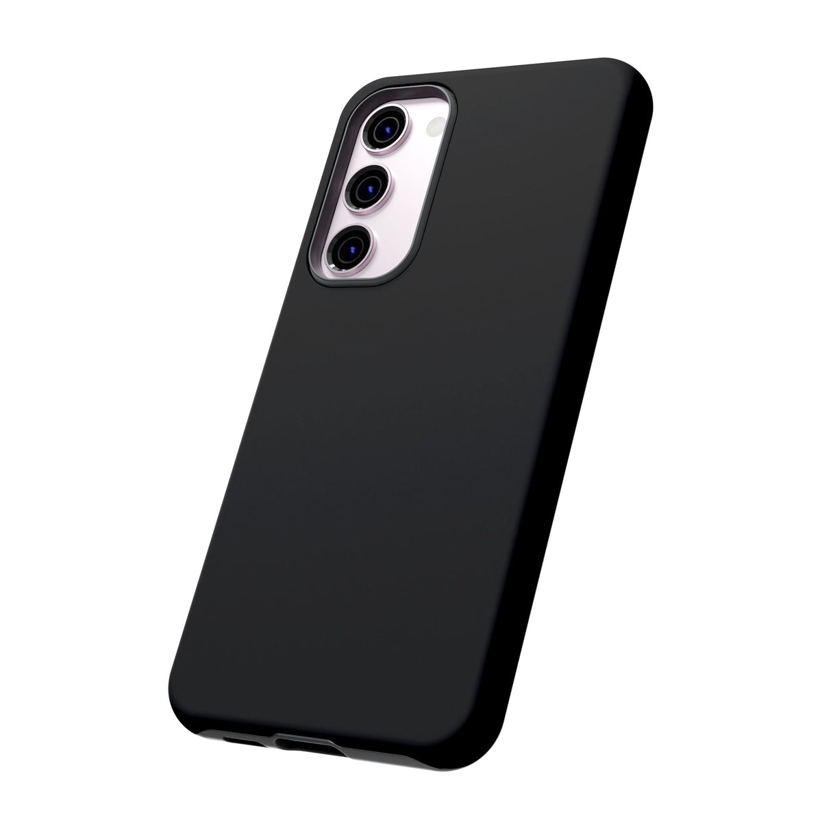 Space Black: Pure black phone case for iPhone, Samsung Galaxy and Google Pixel devices