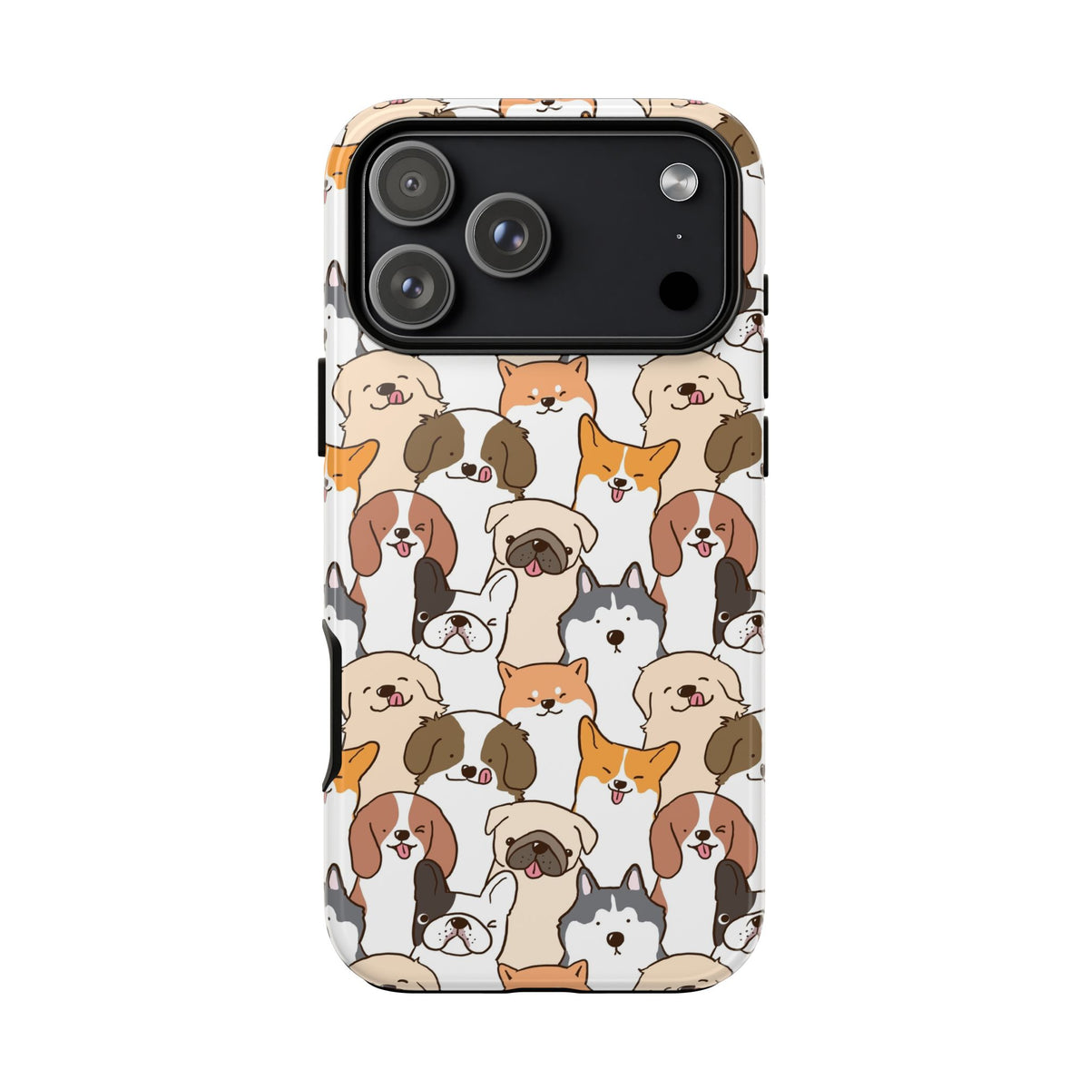 Cute Dogs Charm Phone Case for iPhone, Samsung Galaxy and Google Pixel devices