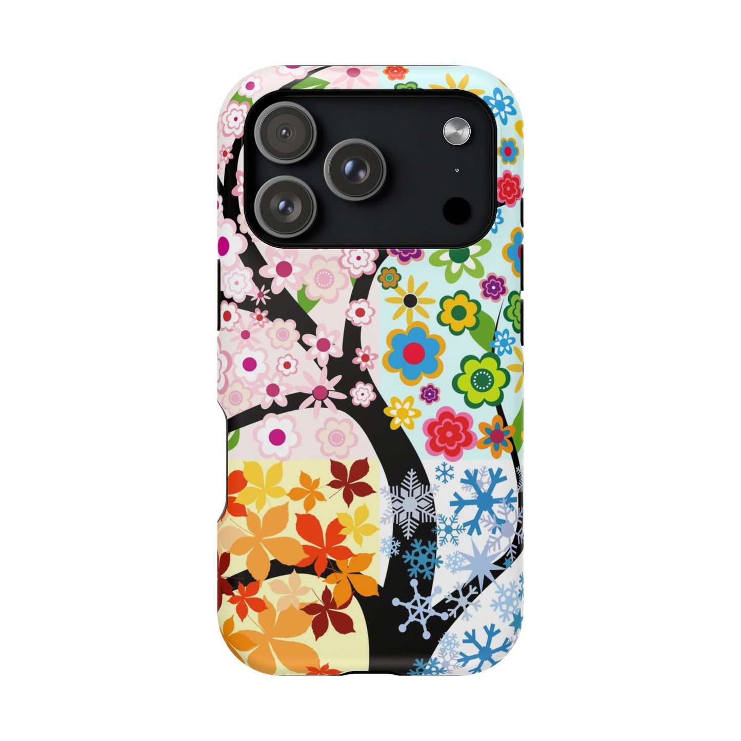Four Seasons (MagSafe version): Fall, Winter, Spring and Summer inspired phone case for iPhone