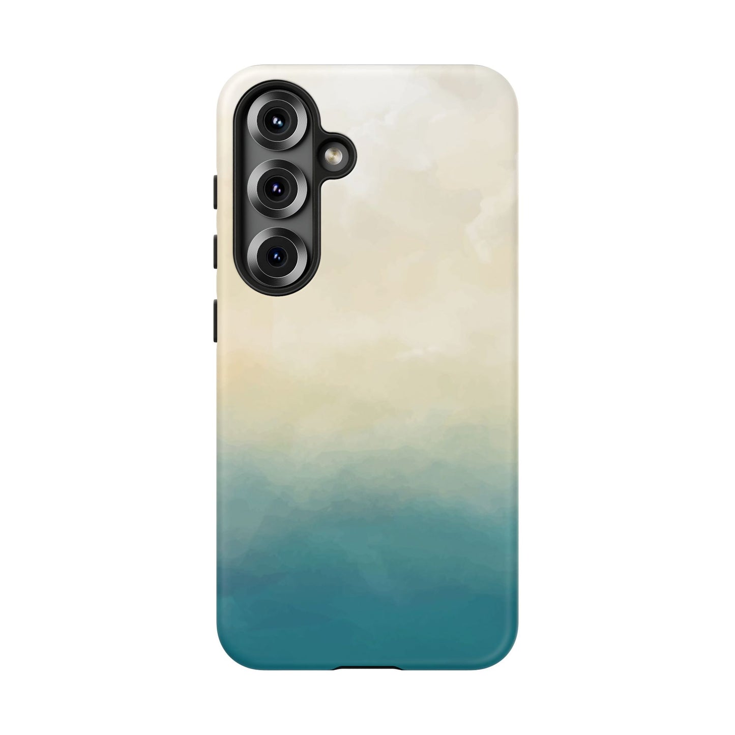 海と砂のグラデーションケース：iPhone、Galaxy、Google Pixelデバイス用ビーチ風スマホケース