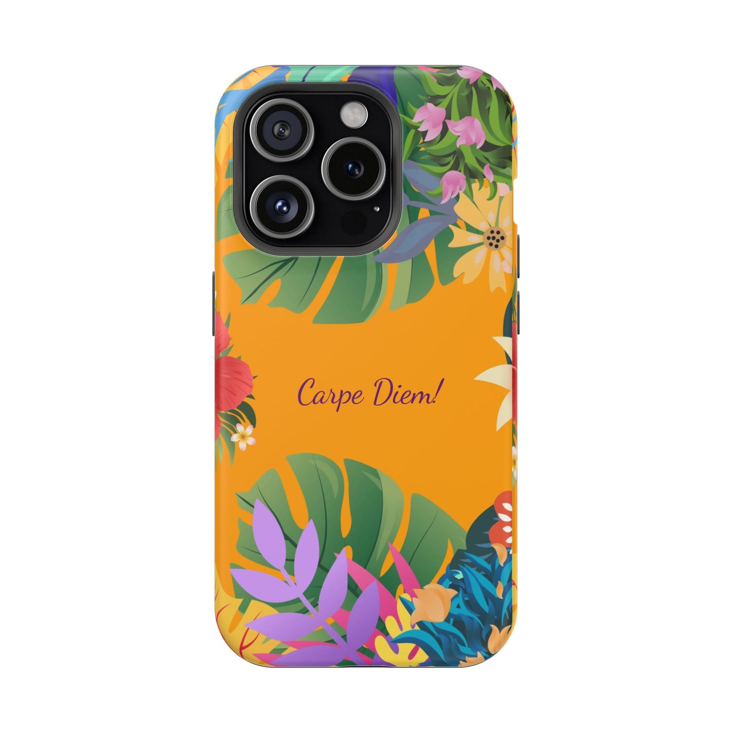 Carpe Diem: Colorful MagSafe Phone Case for iPhone