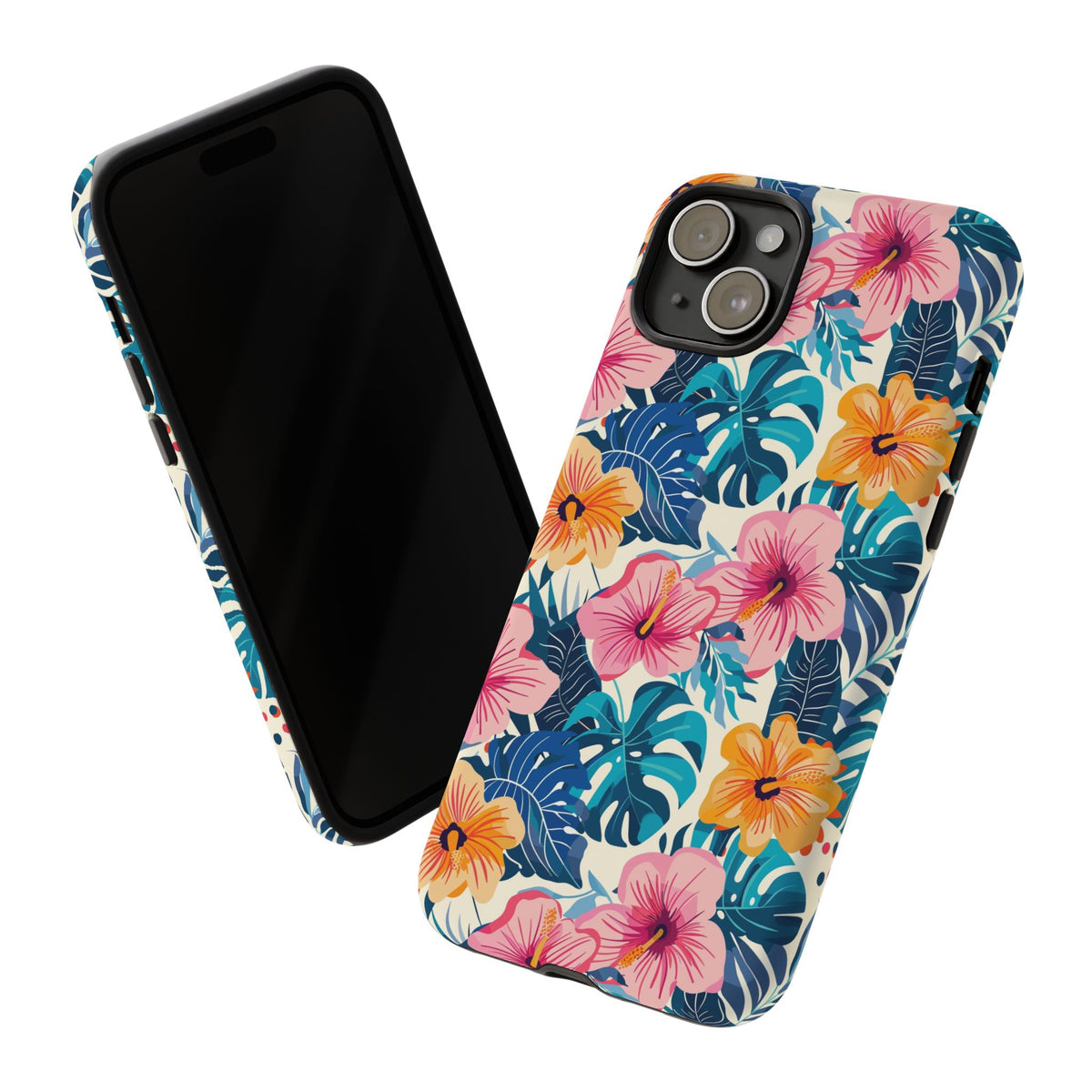 Hibiscus Bloom: Cute Floral Phone Case for iPhone, Samsung and Google Pixel