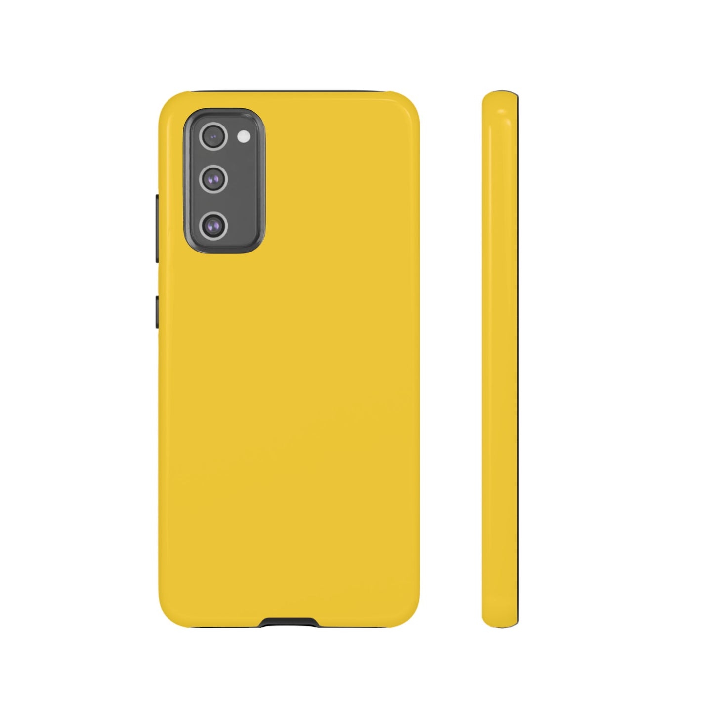 Luscious Yellow: Plain Sunburst-Inspired Color for iPhone, Samsung Galaxy and Google Pixel devices