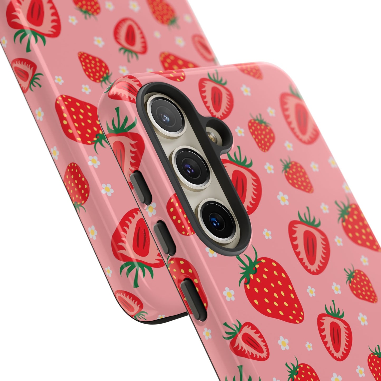 Berry Strawberry: Fruit-inspired phone case for iPhone, Samsung Galaxy and Google Pixel devices