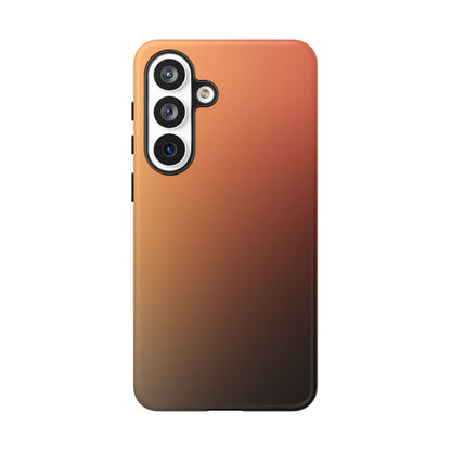 Midnight Peach: Luxury Phone Case for Samsung Galaxy Phones