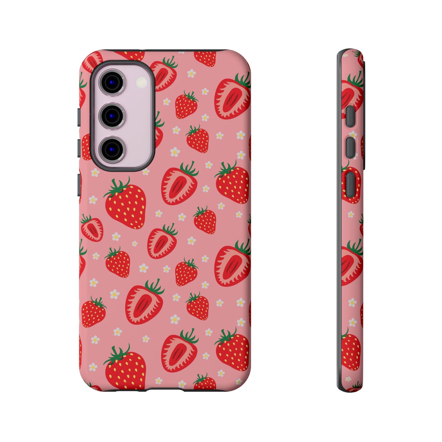 Berry Strawberry: Fruit-inspired phone case for iPhone, Samsung Galaxy and Google Pixel devices