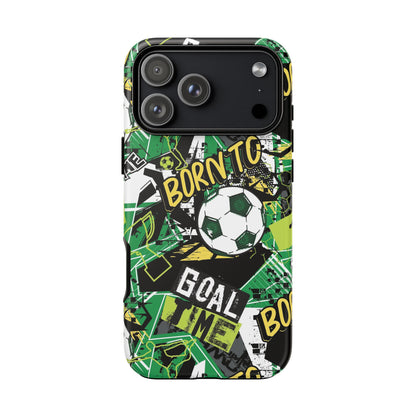 Born to Goal: Football-inspired phone case for iPhone and Samsung Galaxy