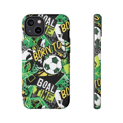 Born to Goal: Football-inspired phone case for iPhone and Samsung Galaxy