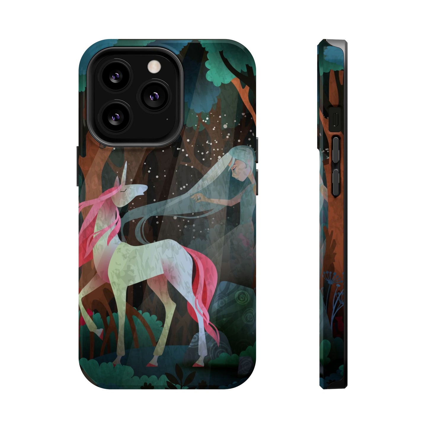Fairy & Unicorn: Enchanted MagSafe Phone Case for iPhone