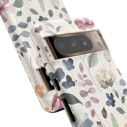 Floral Prints Phone Case for iPhone, Samsung Galaxy and Pixel devices