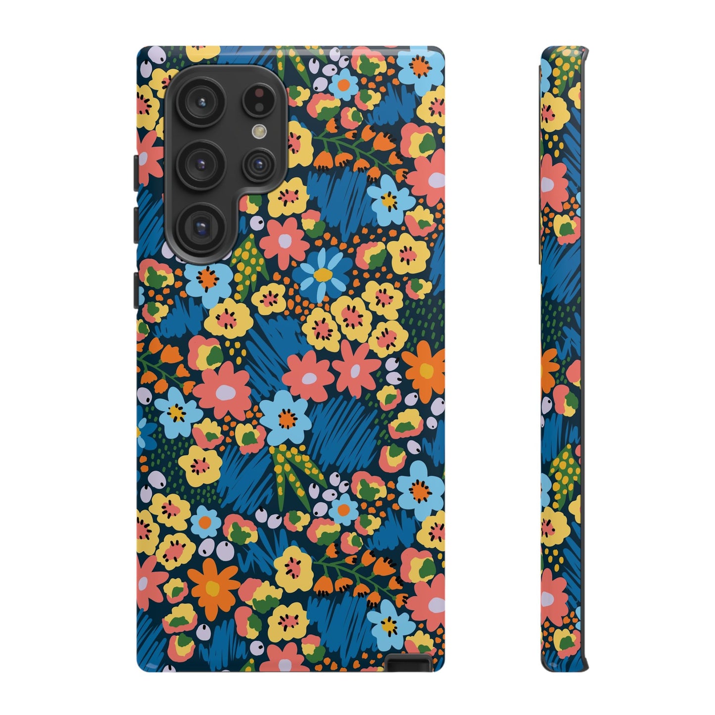 Bloom Burst: Color and Joy Themed Phone Case for iPhone, Samsung Galaxy and Google Pixel devices
