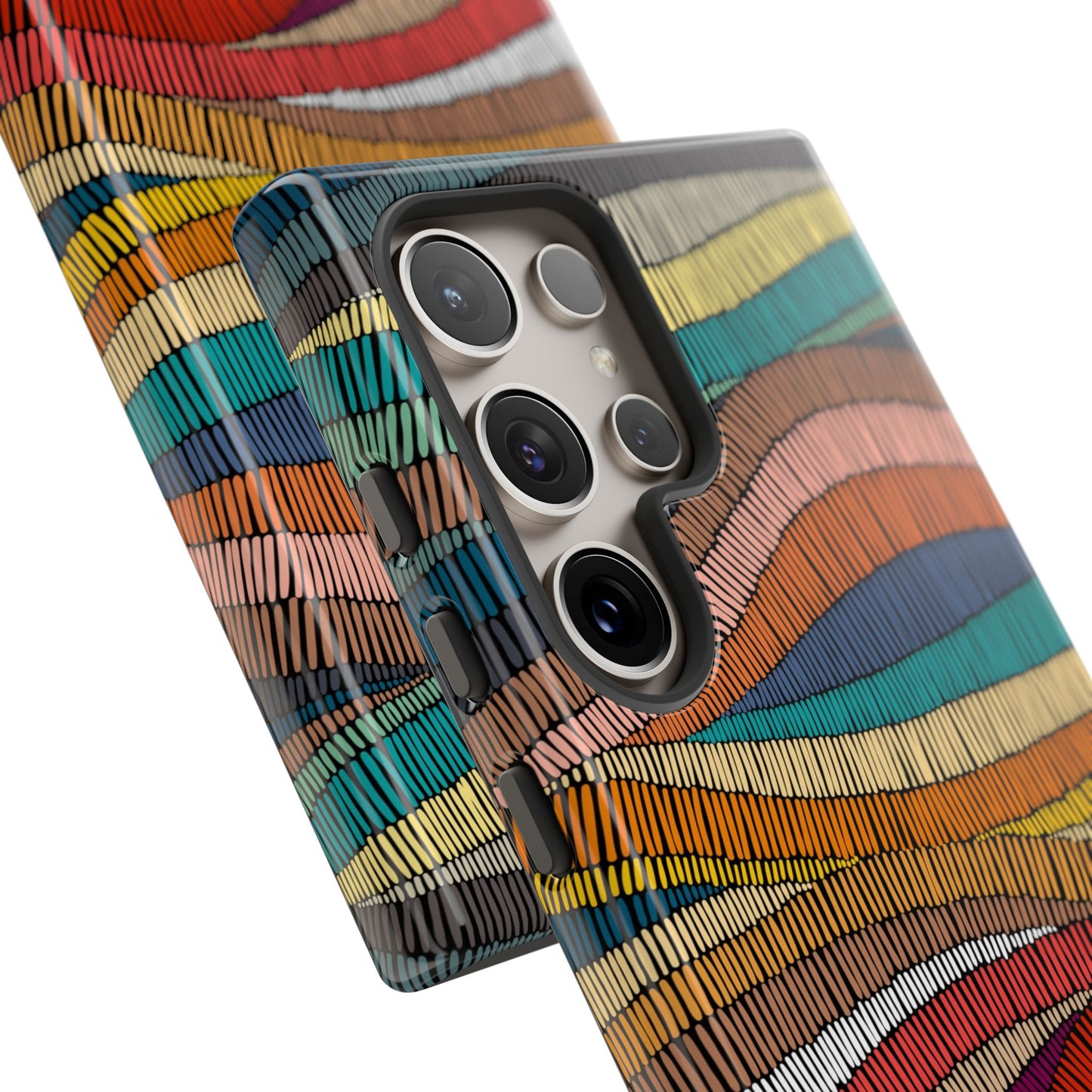 Threaded Harmony: Tapestry-inspired Phone Case for iPhone, Samsung Galaxy and Google Pixel devices
