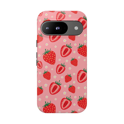 Berry Strawberry: Fruit-inspired phone case for iPhone, Samsung Galaxy and Google Pixel devices