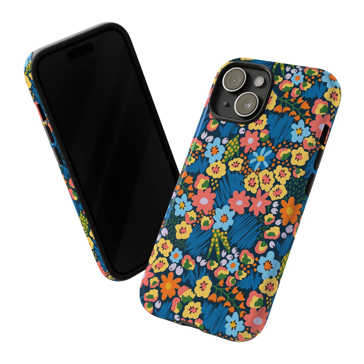 Bloom Burst: Color and Joy Themed Phone Case for iPhone, Samsung Galaxy and Google Pixel devices