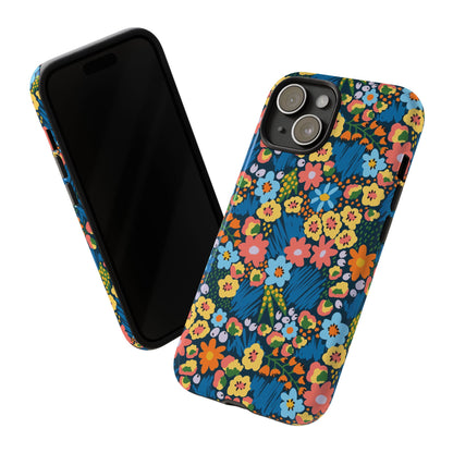 Bloom Burst: Color and Joy Themed Phone Case for iPhone, Samsung Galaxy and Google Pixel devices