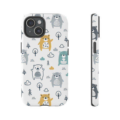 Bear Friends: Cute Phone Case for iPhone, Samsung Galaxy and Google Pixel devices