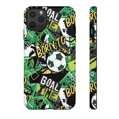 Born to Goal: Football-inspired phone case for iPhone and Samsung Galaxy