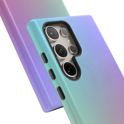 Cotton Candy: Quadcolor Pastel Gradient Tough Case for iPhone, Samsung Galaxy and Google Pixel devices