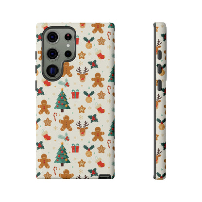 Gingerbread Holidays: Xmas-themed phone case for iPhone, Samsung and Google Pixel