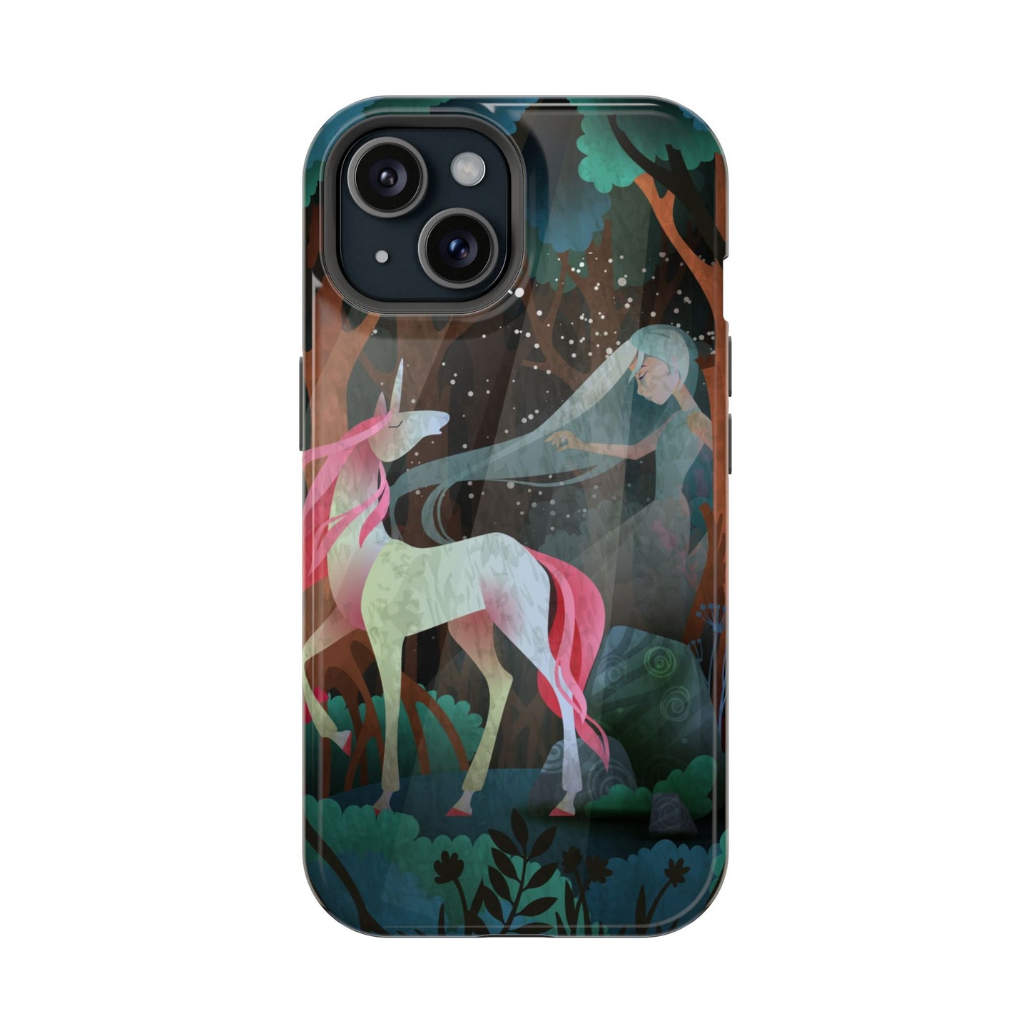 Fairy & Unicorn: Enchanted MagSafe Phone Case for iPhone