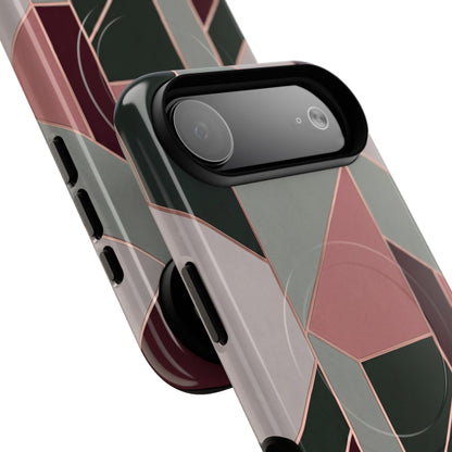 Geometric Luxe MagSafe Phone Case for iPhone