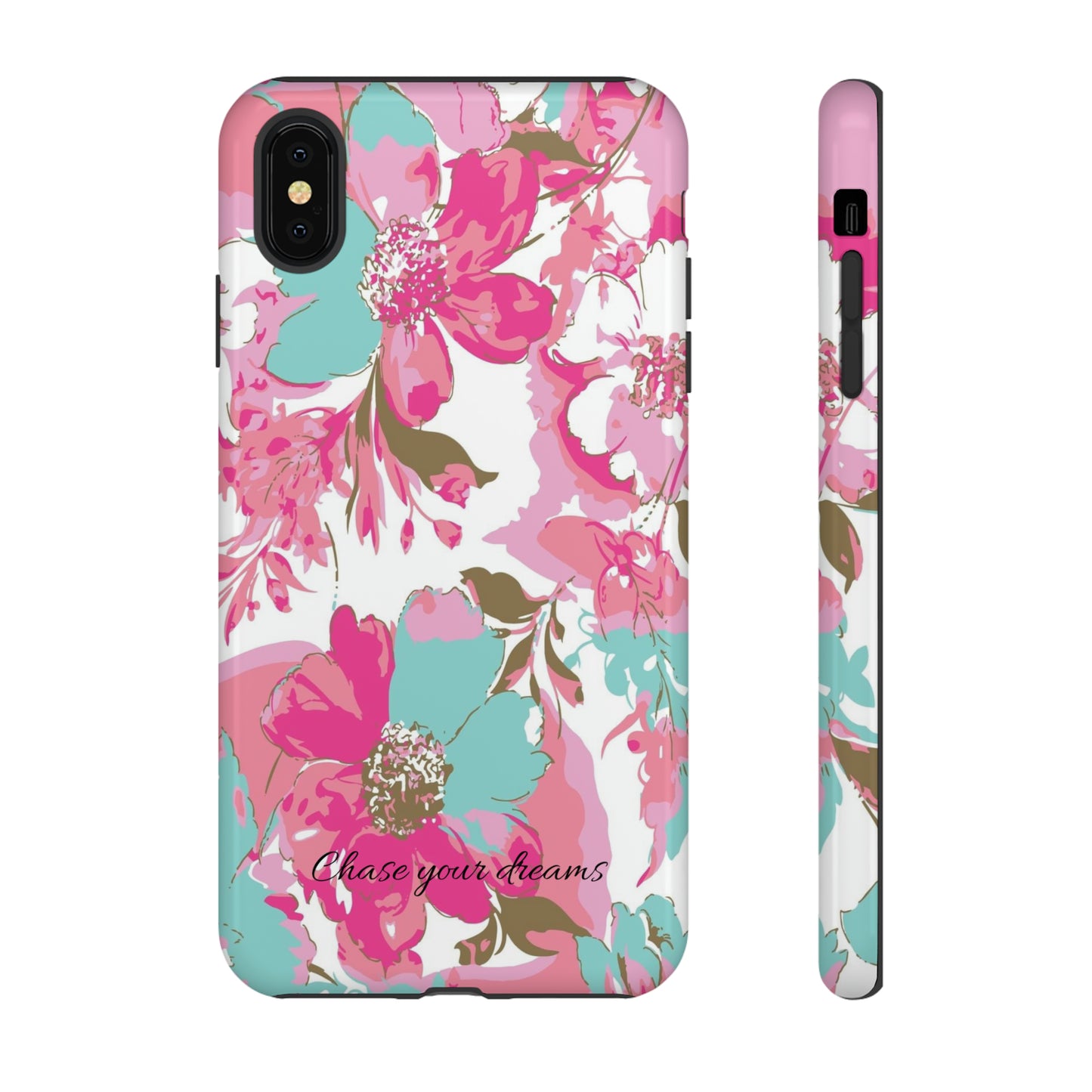 Chase your dreams: Artistic and elegant phone case for Apple iPhone, Samsung Galaxy and Pixel devices