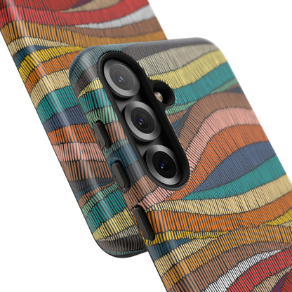 Threaded Harmony: Tapestry-inspired Phone Case for iPhone, Samsung Galaxy and Google Pixel devices