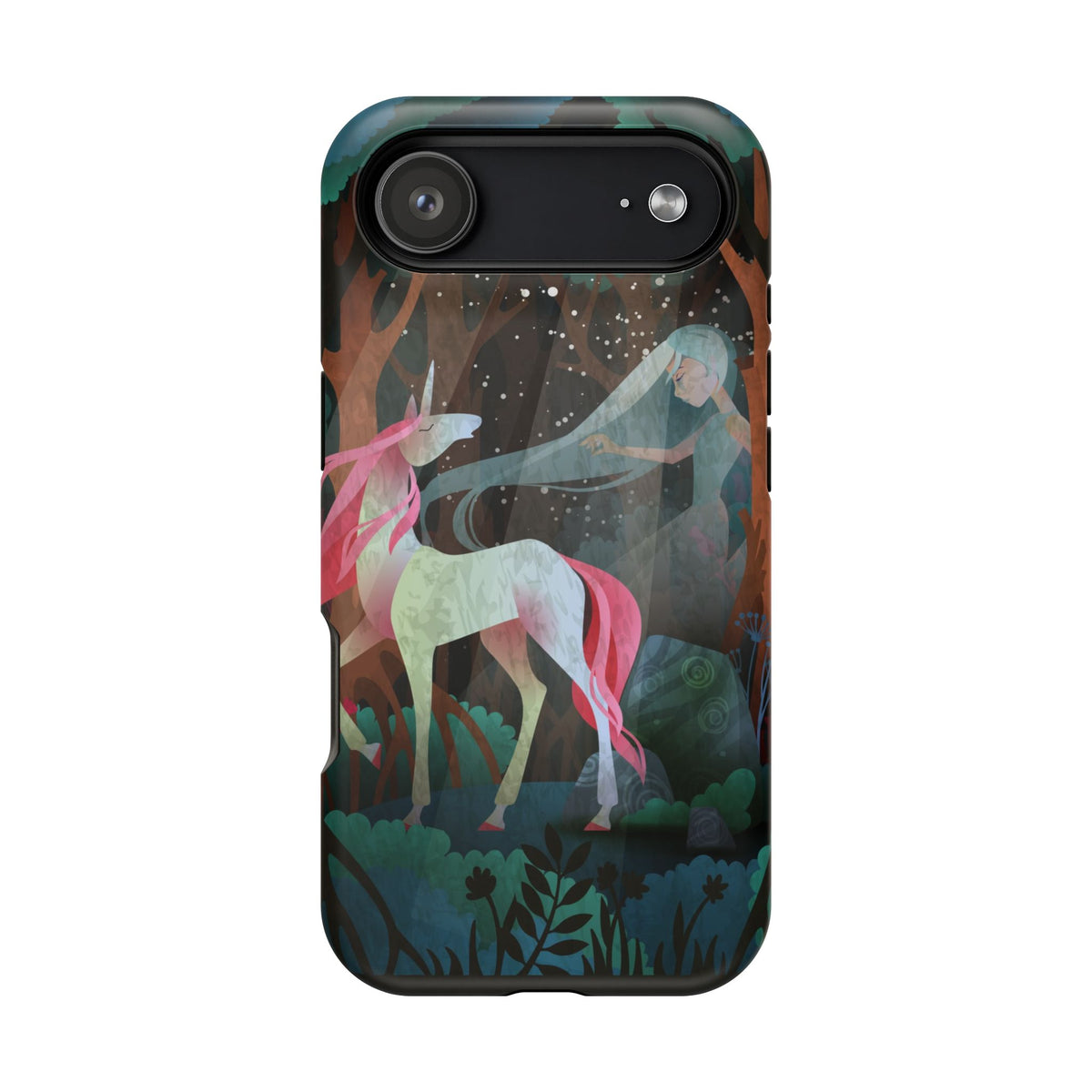 Fairy & Unicorn: Enchanted MagSafe Phone Case for iPhone