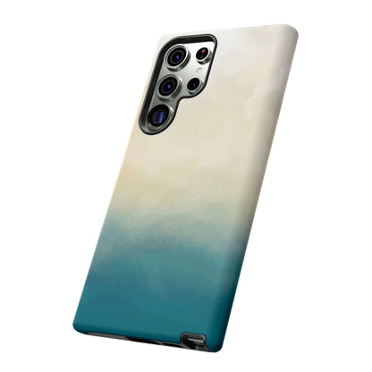 海と砂のグラデーションケース：iPhone、Galaxy、Google Pixelデバイス用ビーチ風スマホケース