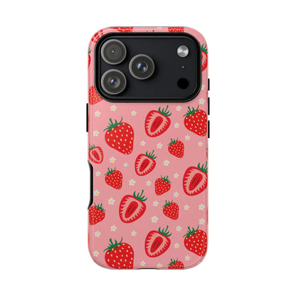 Berry Strawberry: Fruit-inspired phone case for iPhone, Samsung Galaxy and Google Pixel devices